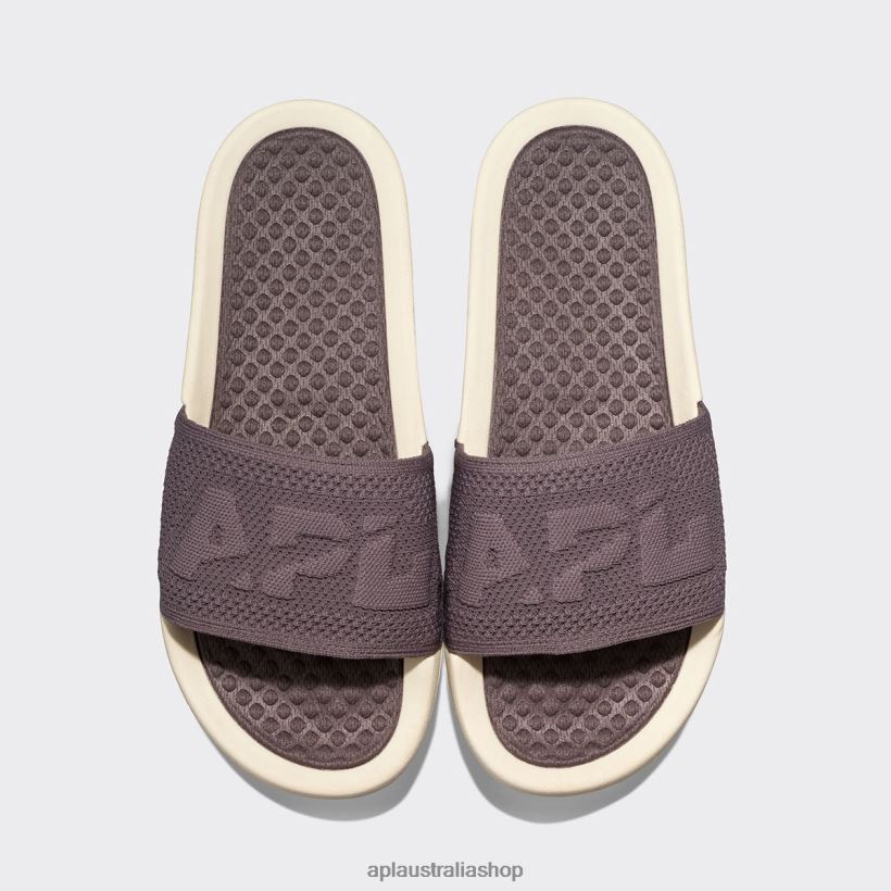 Men APL Big Logo TechLoom Slide 8 Asteroid/Pristine Slides 80842D1069