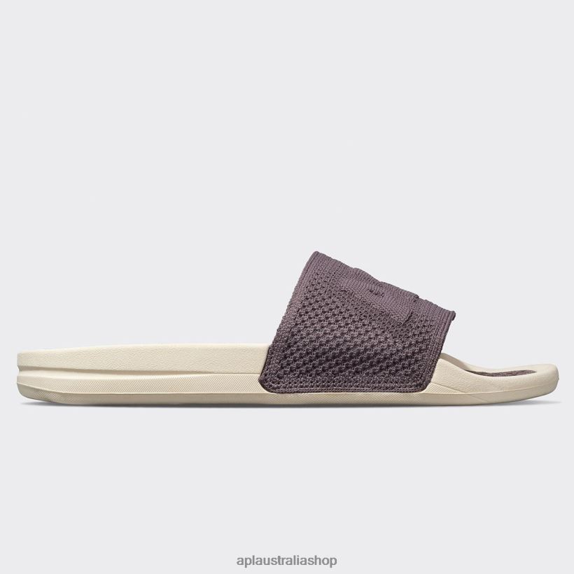 Men APL Big Logo TechLoom Slide 8 Asteroid/Pristine Slides 80842D1069