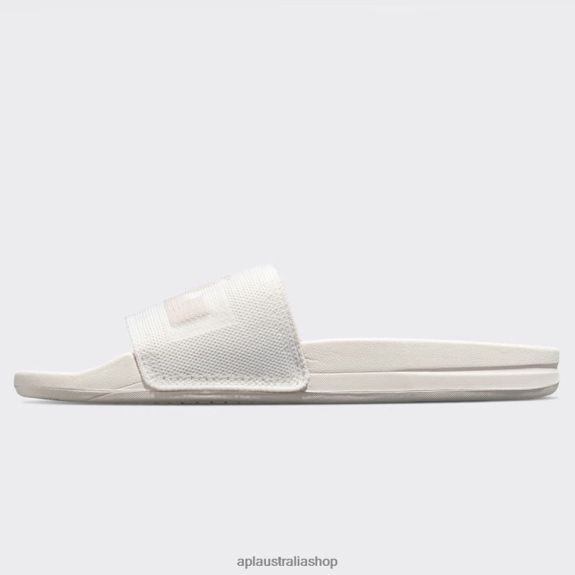 Men APL Big Logo TechLoom Slide 8 Ivory/Beach Slides 80842D1068