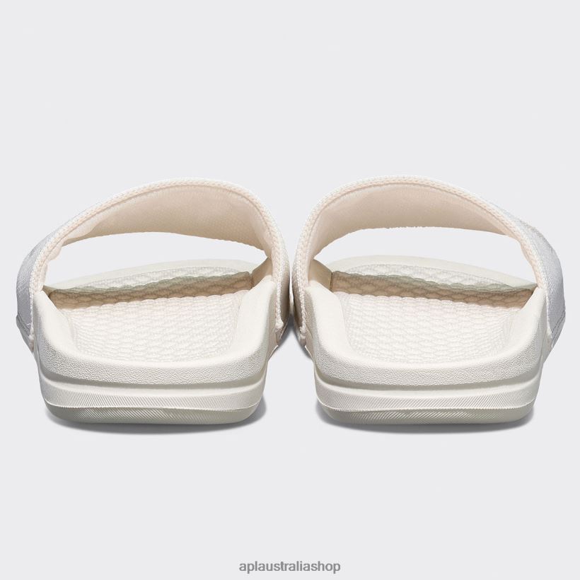 Men APL Big Logo TechLoom Slide 8 Ivory/Beach Slides 80842D1068
