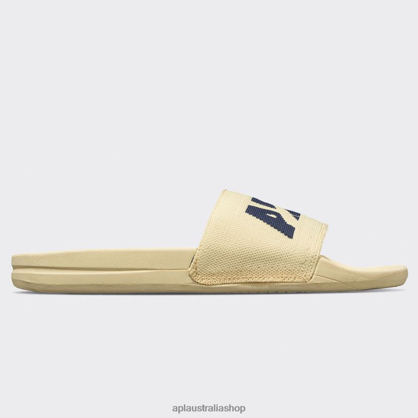 Men APL Big Logo TechLoom Slide 8 Lemon Zest/Midnight Slides 80842D1082