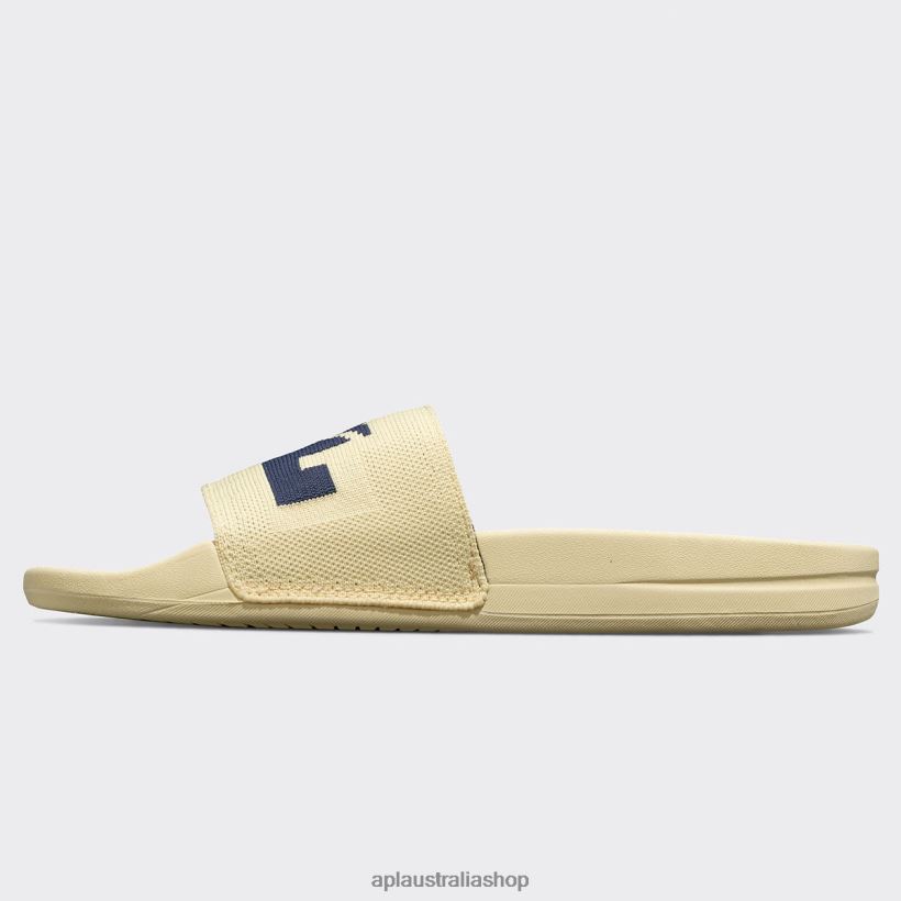 Men APL Big Logo TechLoom Slide 8 Lemon Zest/Midnight Slides 80842D1082