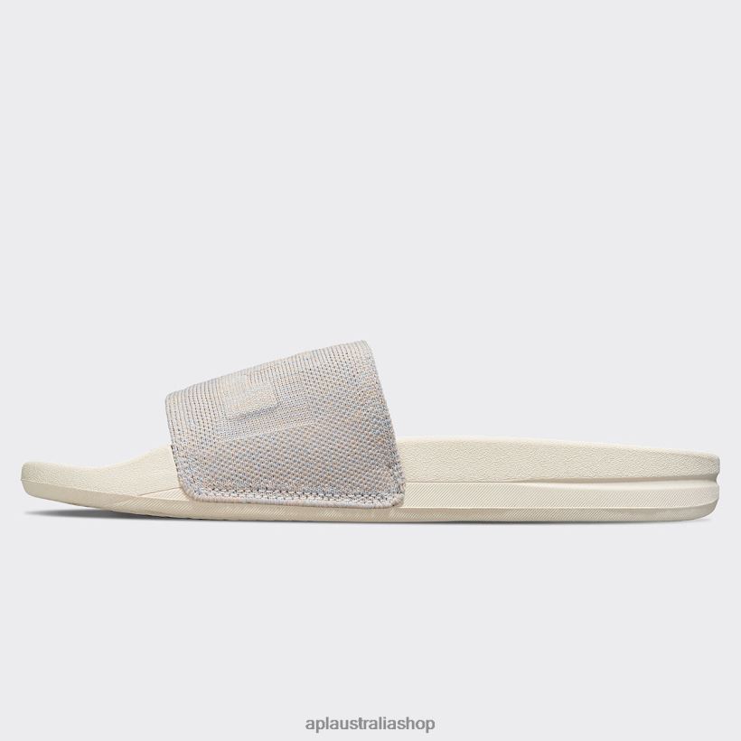 Men APL Big Logo TechLoom Slide 8 Pristine/Pastel/Melange Slides 80842D1087