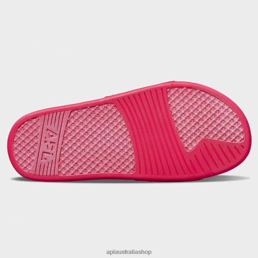 Men APL Big Logo TechLoom Slide 8 Red/White Slides 80842D1067