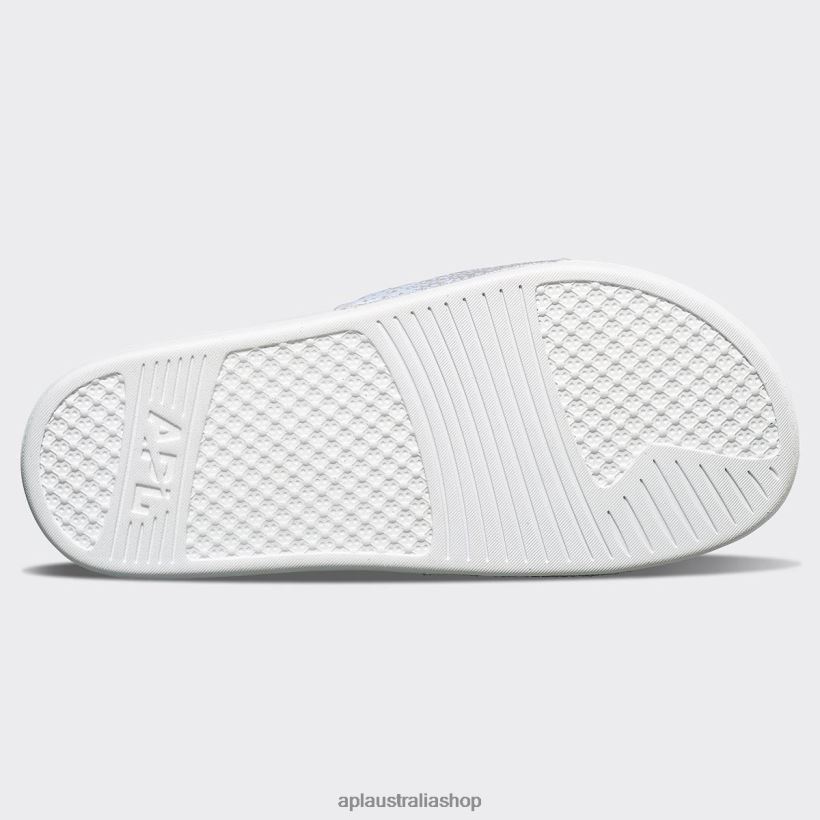 Men APL Big Logo TechLoom Slide 8 White/Pastel Melange/Ombre Slides 80842D1066