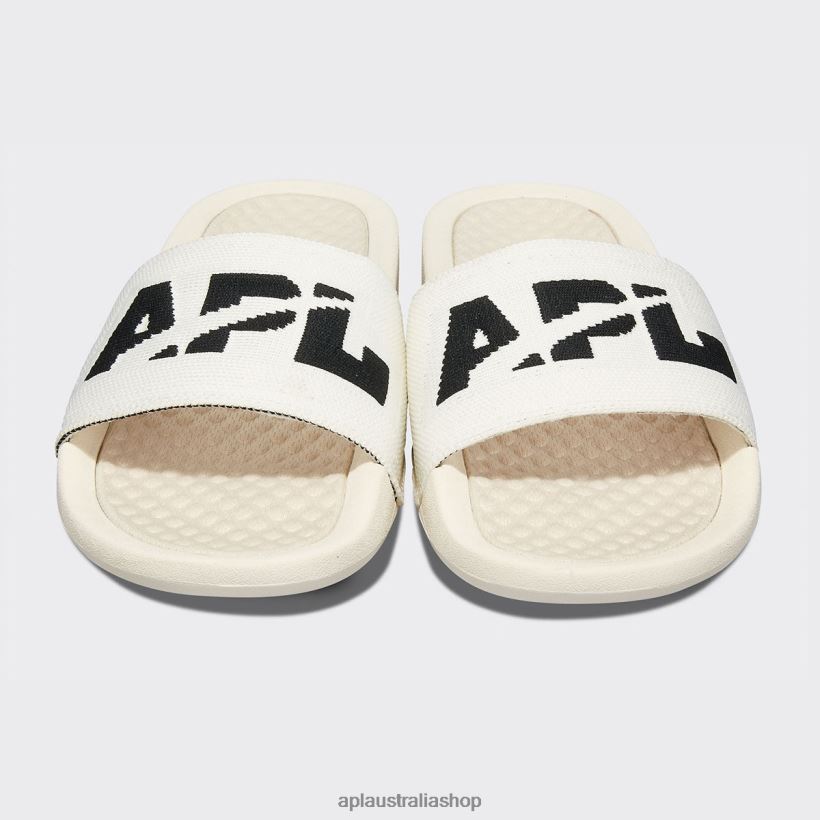Men APL Big Logo TechLoom Slide 9 Pristine/Black Slides 80842D1098